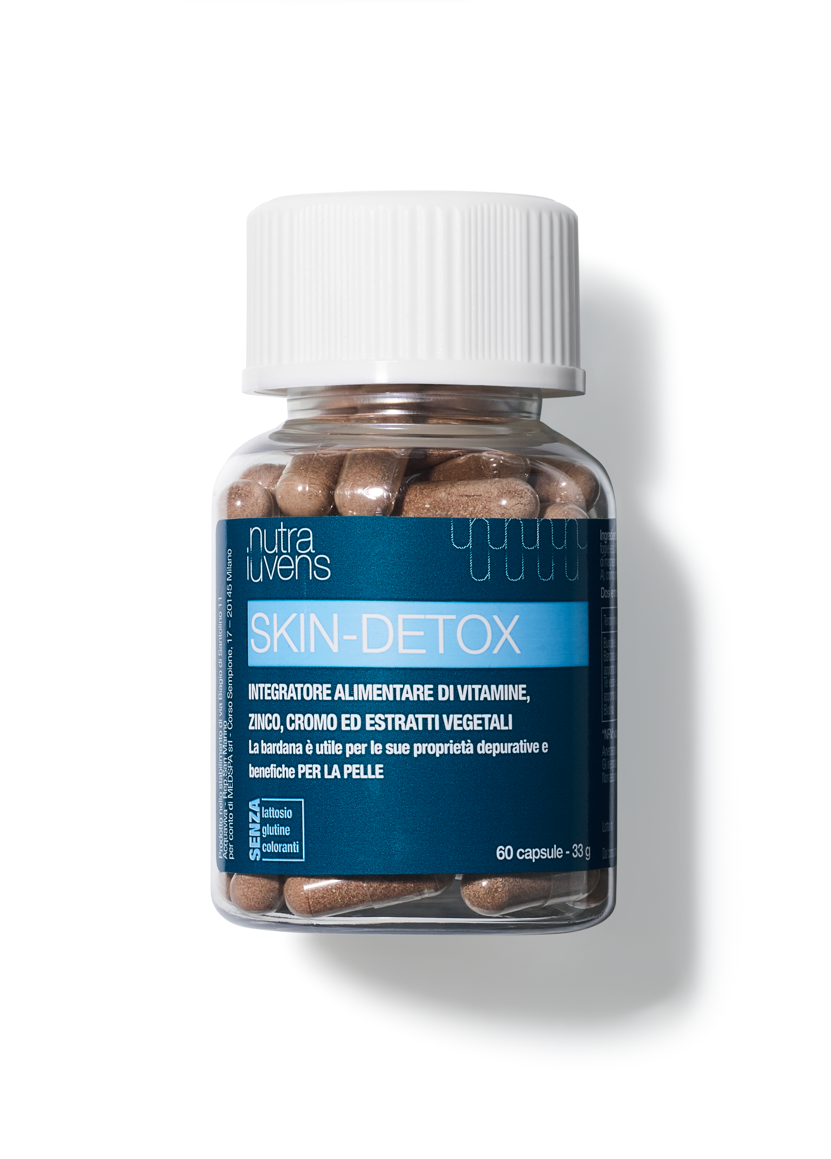 Nutraiuvens Skin - Detox integratore Vitaminico 60 capsule